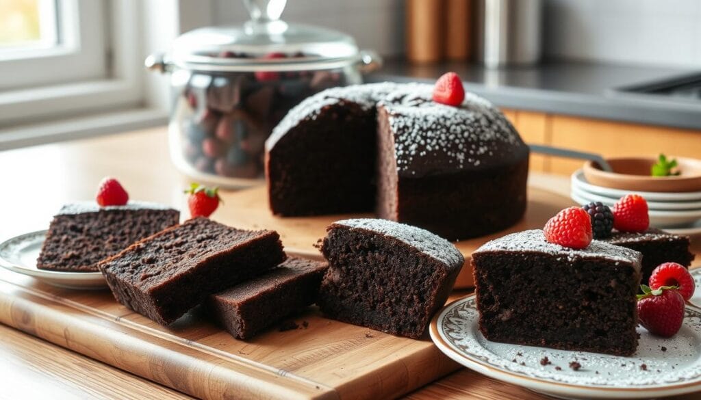 Storage and Serving Chocolate Pound Cake