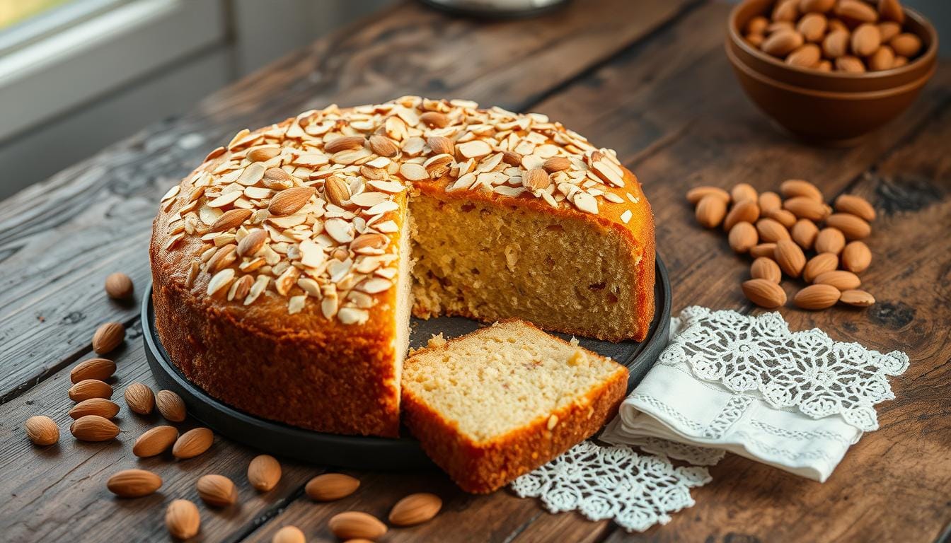 almond nut cake recipe