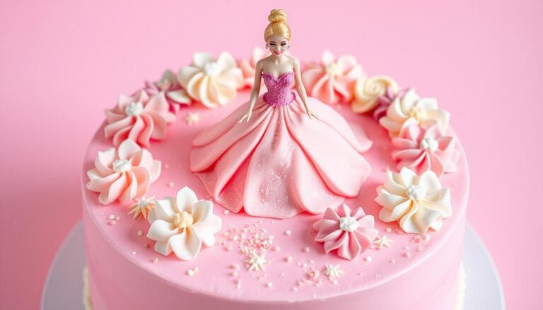 barbie in the cake