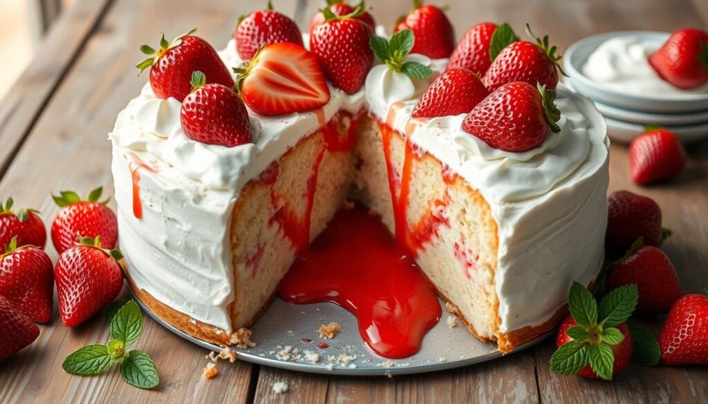 best strawberry poke cake