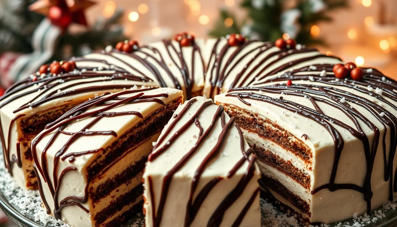 christmas zebra cakes