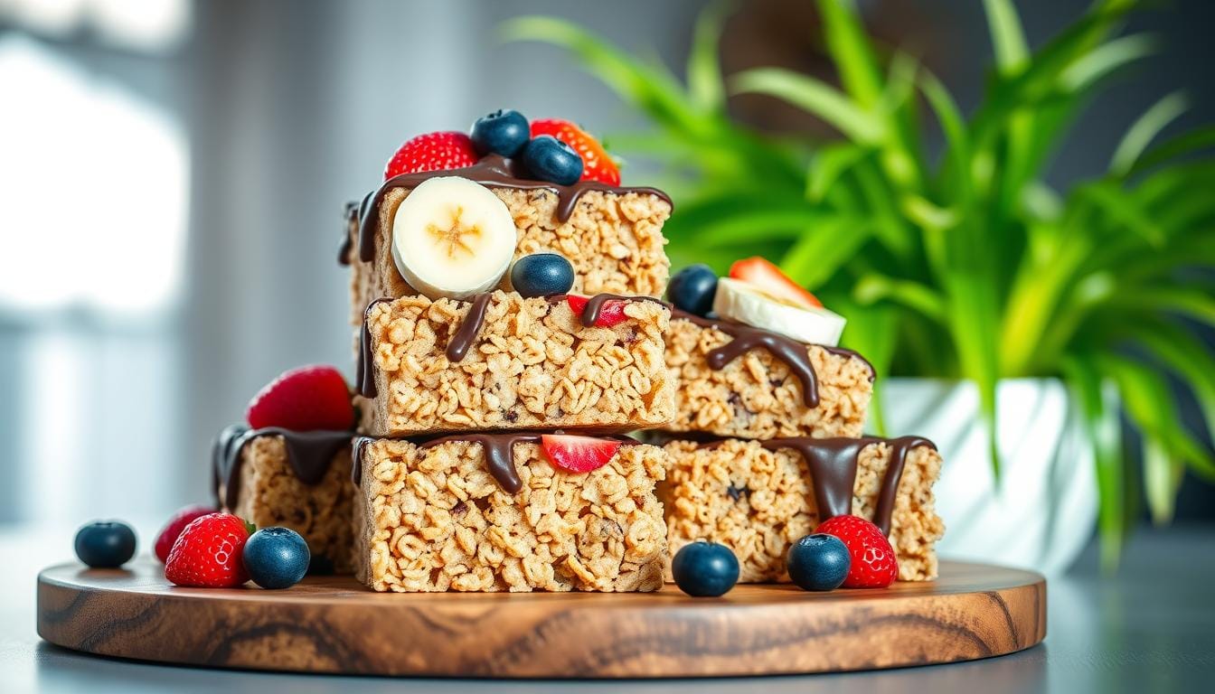 healthy rice crispy cakes