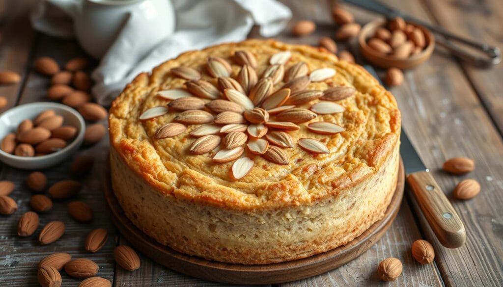 homemade almond cake