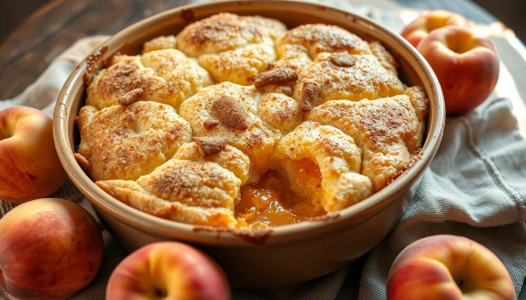 peach cobbler