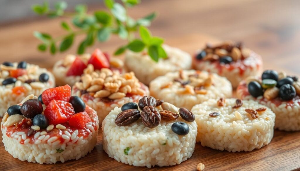 vegan puffed rice treats