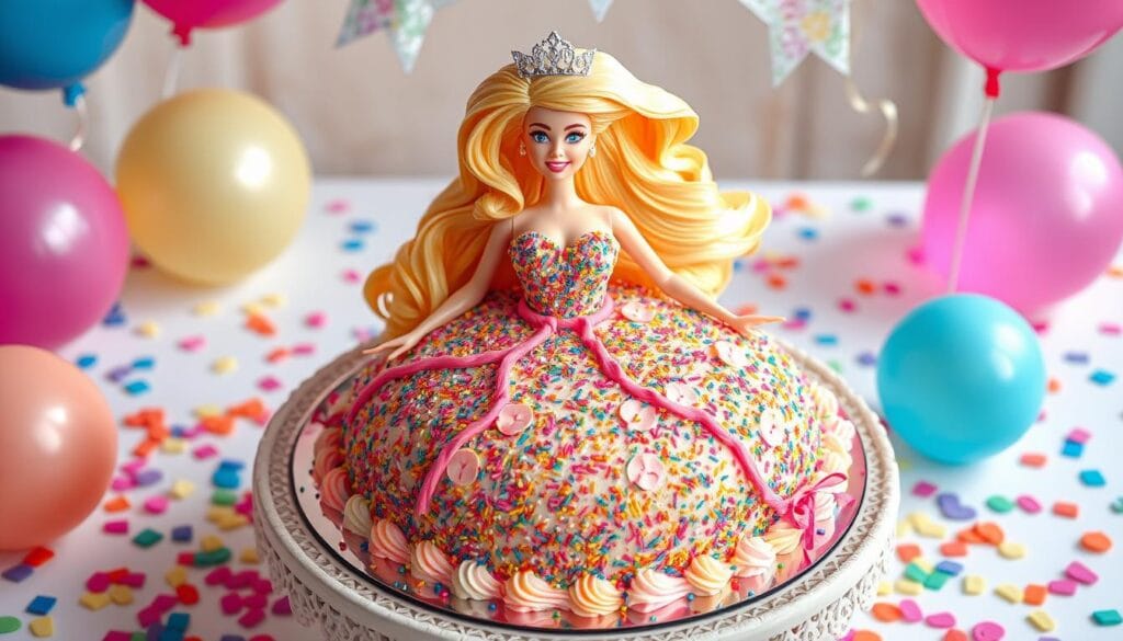 barbie doll cake