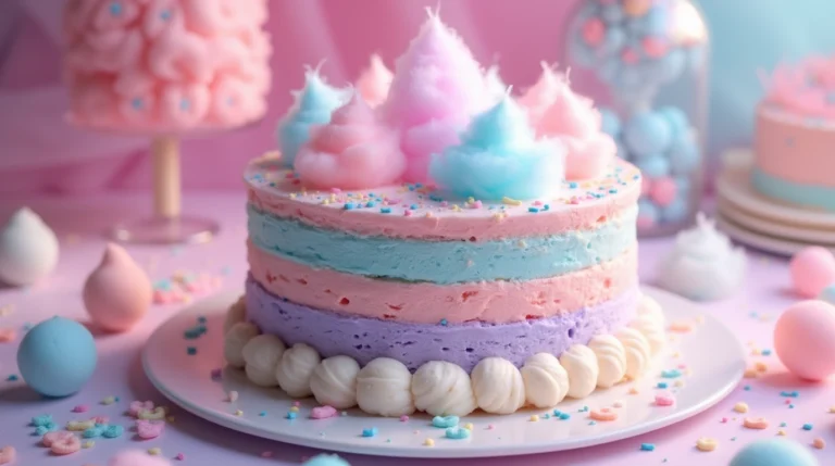 cotton candy cake