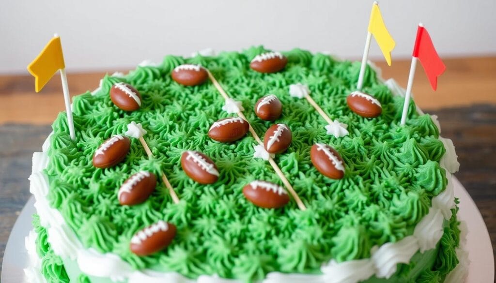 football field cake design