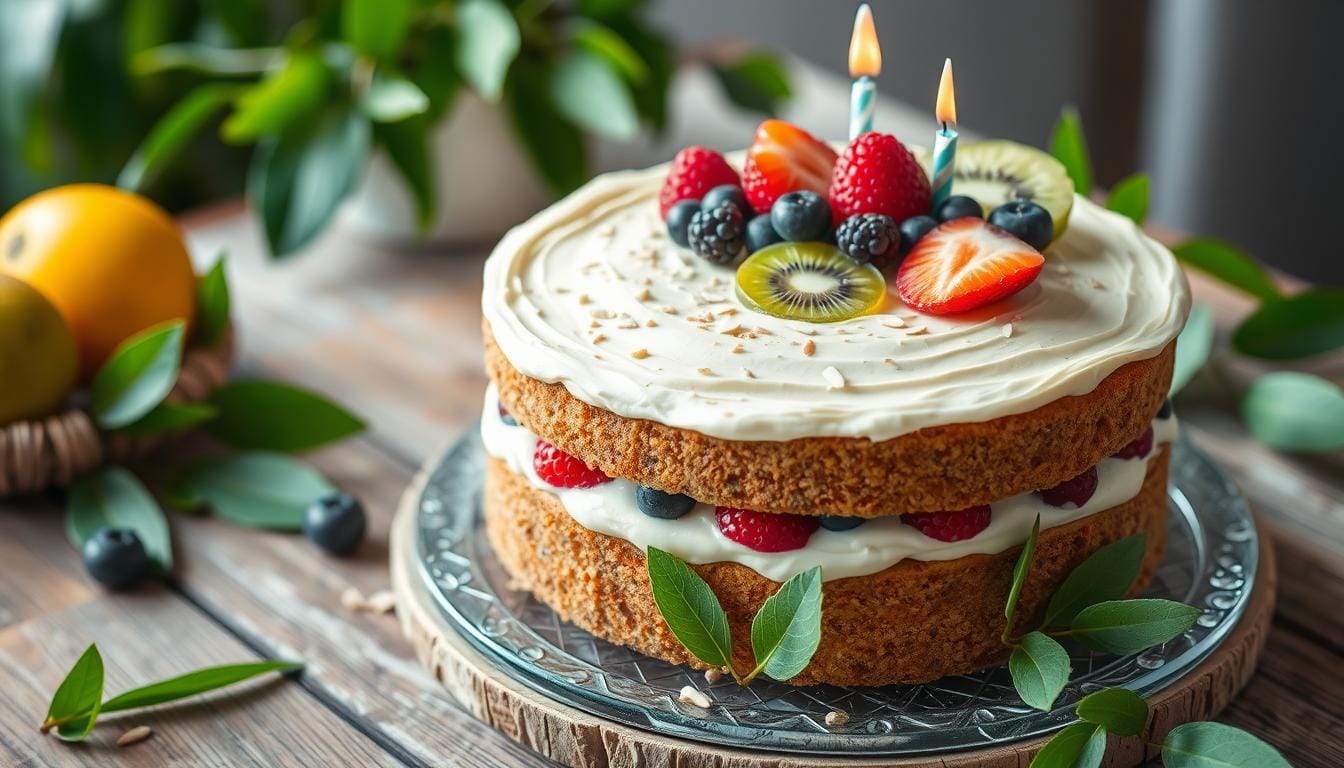 healthy birthday cake