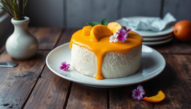 mango mousse cake