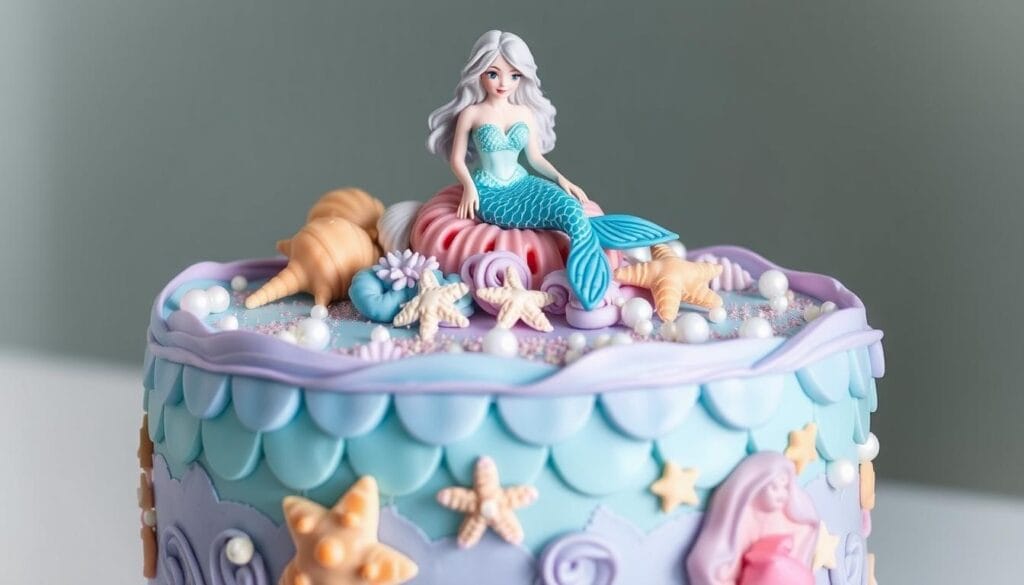 mermaid cake decorations