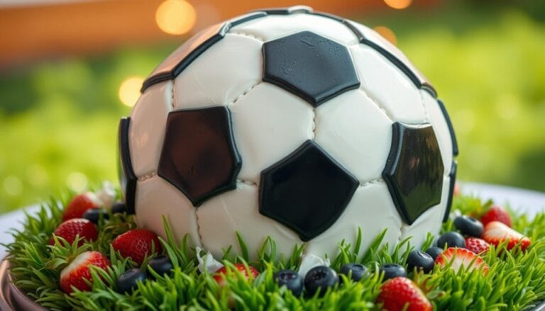 soccer ball cake