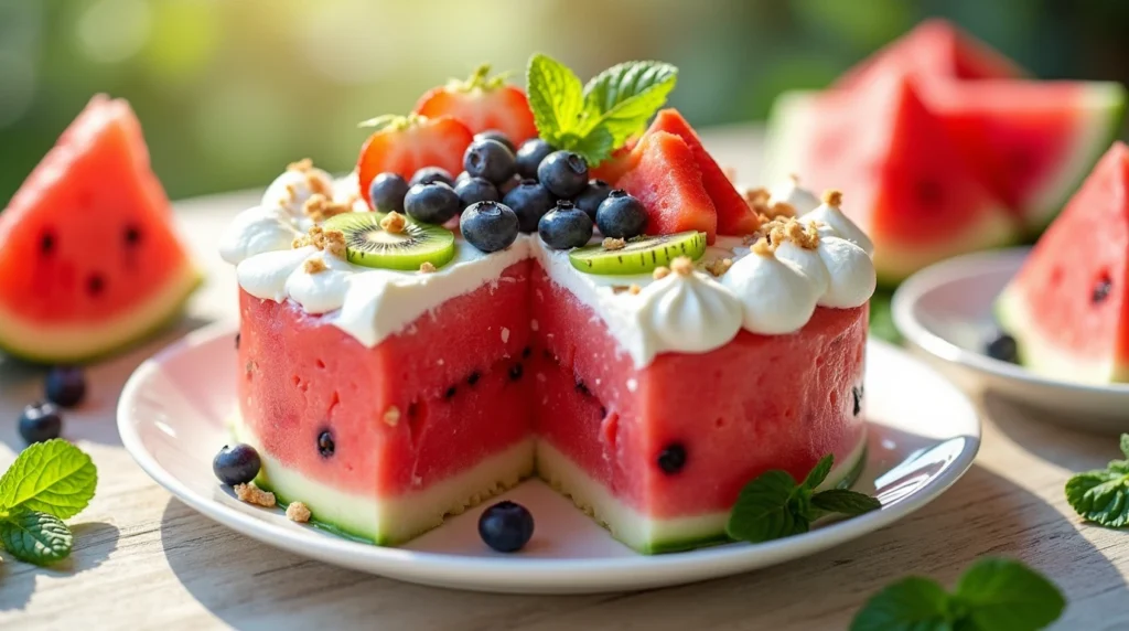 watermelon cake