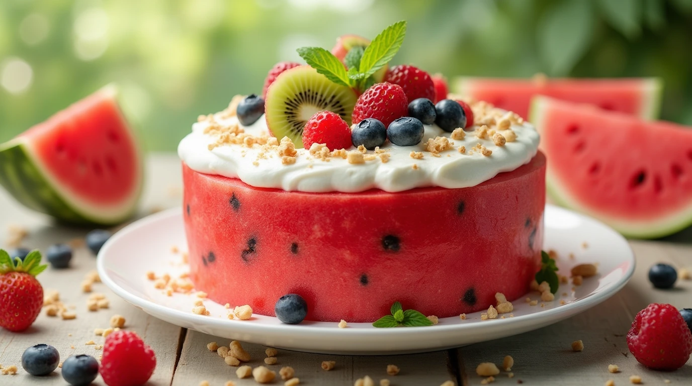 watermelon cake