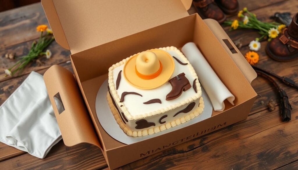 cowboy cake storage and transportation