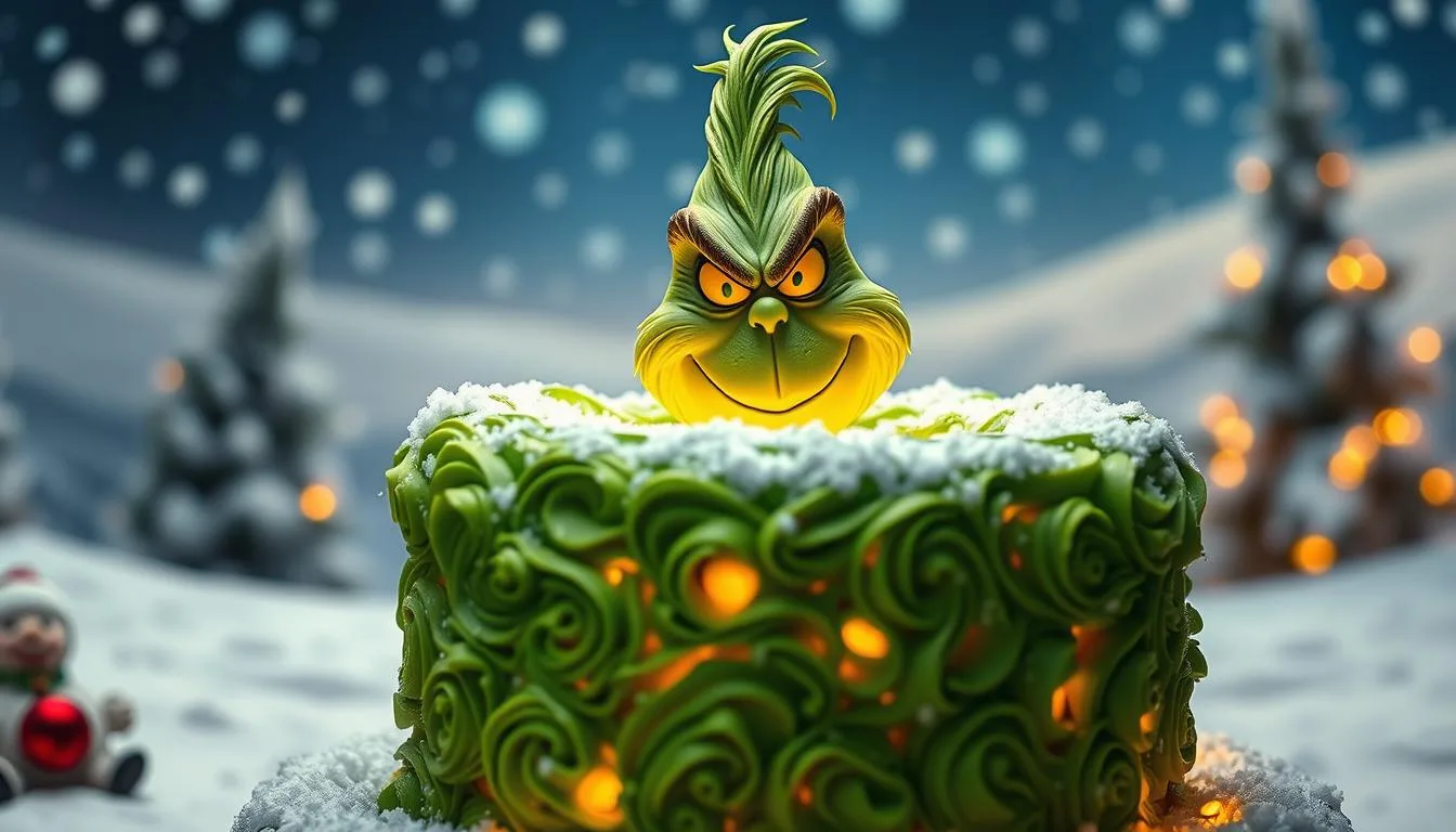 grinch cake