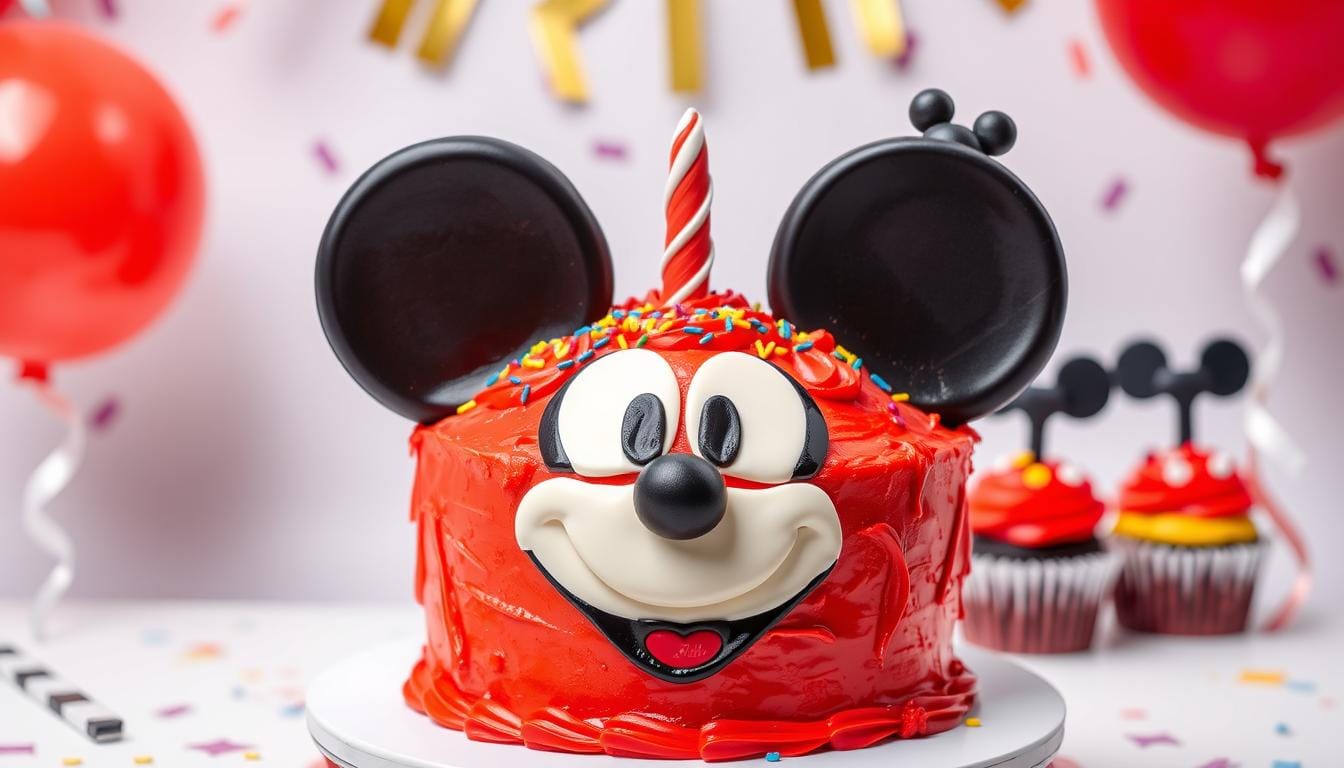 mickey mouse birthday cake