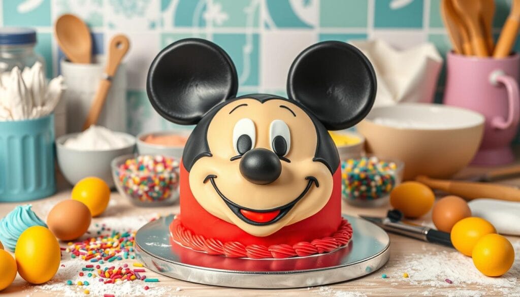 mickey mouse cake tutorial