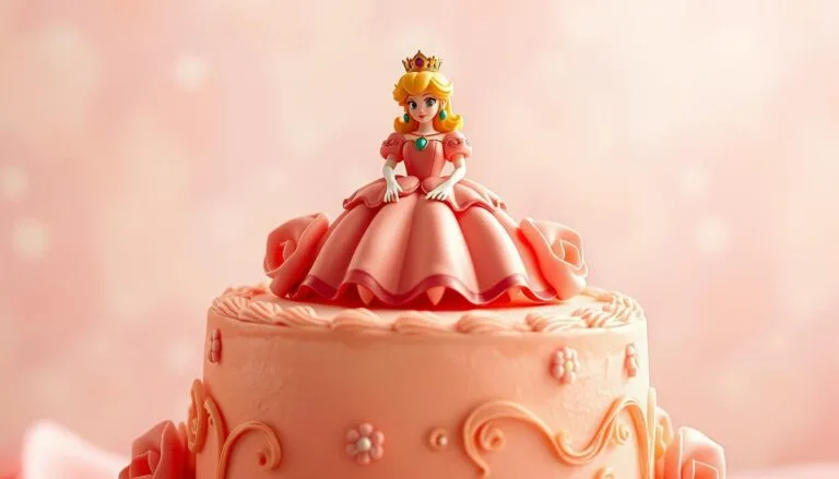 princess peach cake