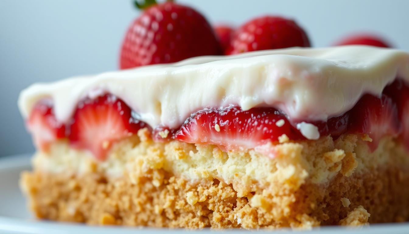 strawberry cheesecake dump cake