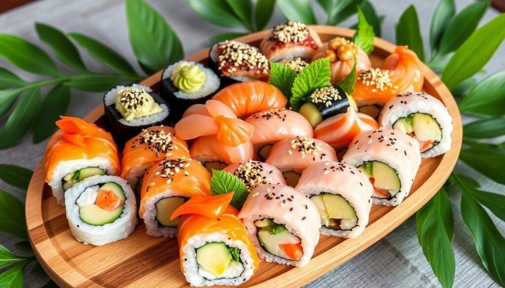 sushi rolls