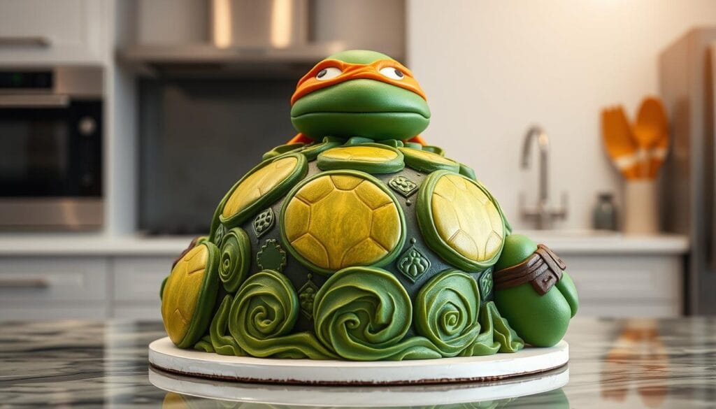 teenage mutant ninja turtles cake