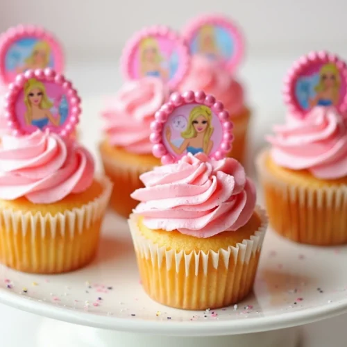 barbie cupcakes