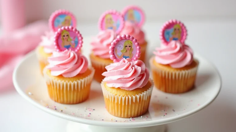 barbie cupcakes