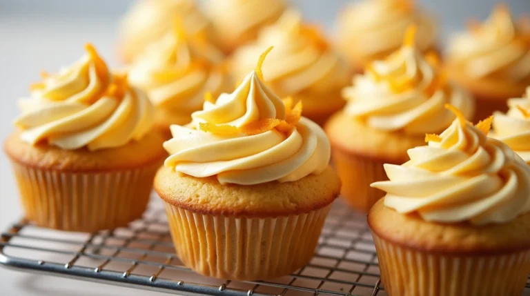 orange cupcakes