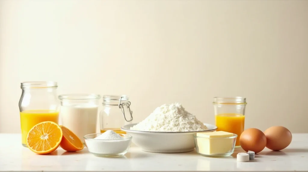 orange cupcakes ingredients
