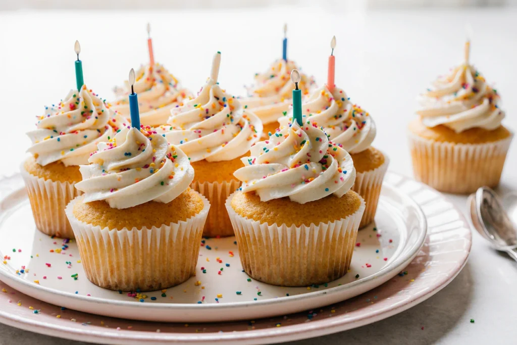 happy birthday cupcakes