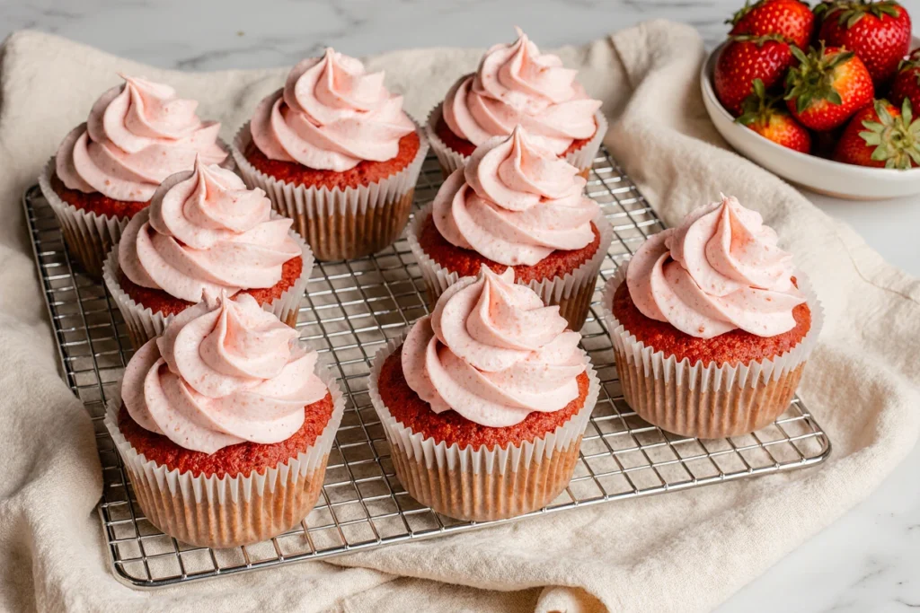 strawberry cupcakes