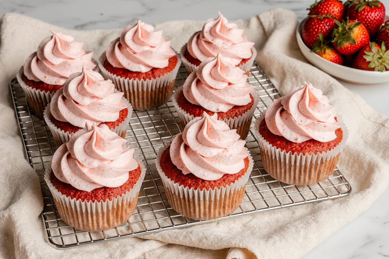 strawberry cupcakes